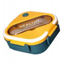 Пластиковий ланч-бокс Квадратний Healthy