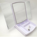 Настільне квадратне дзеркало з підсвіткою Led Mirror my fold away