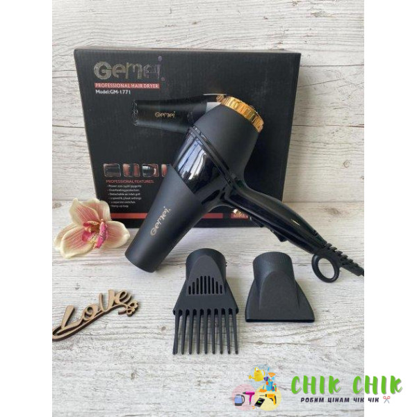 Фен для волосся Gemei GM -1771 2100W