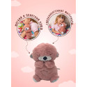 Ведмедик для сну повітропроникний і світиться Doll toy AND XL-1109