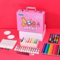 Кольорові олівці для малювання (Рожевий) Art Set, 82pc