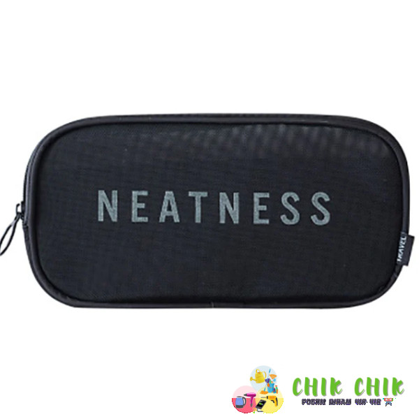 Косметичка жіноча прозора на змійці Makeup bag AND XL-1015