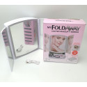 Настільне квадратне дзеркало з підсвіткою Led Mirror my fold away