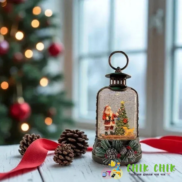 XMAS Новорічний нічник вінтажний ліхтар WDL-25011A