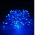Xmas гірлянд 30 Led 3M на мідному дроті (Крапля роси) синя від батарейок + USB