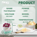 Сушарка для овочів і фруктів DSP KA9003