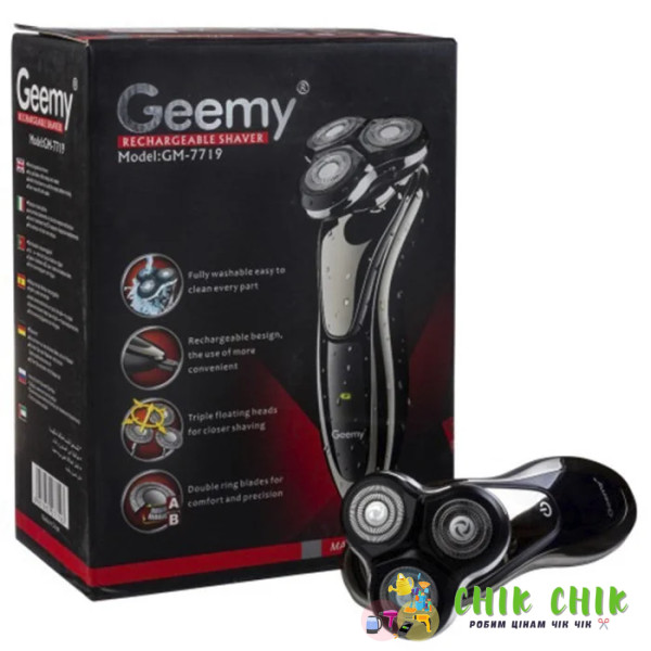 Електробритва Geemy GM-7719