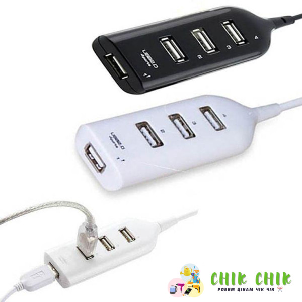 Хаб 4 порти USB 2.0 XD4