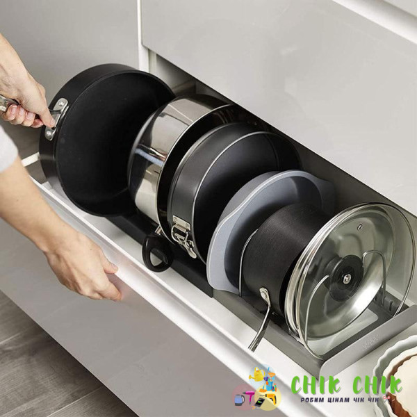 Розширюваний тримач для зберігання з неіржавкої сталі DISH RACK