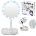 Дзеркало з підсвічуванням кругле My Fold AWAY MIRROR