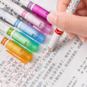 Набір із 6 спец маркерів Kawaii Flowers Line Shaped Highlighter Pens двосторонні