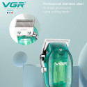 Акумуляторна бездротова машинка для стриження волосся VGR V-660 з LED-дисплеєм