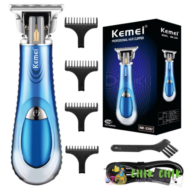 Акумуляторна машинка для стриження волосся Kemei KM-2297