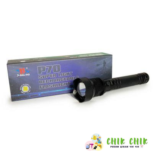 Ліхтарик BL X92 P70 2*18650 battery