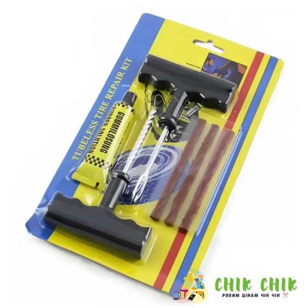 Комплект для ремонту безкамерних шин tubeless tyre repaoir kit