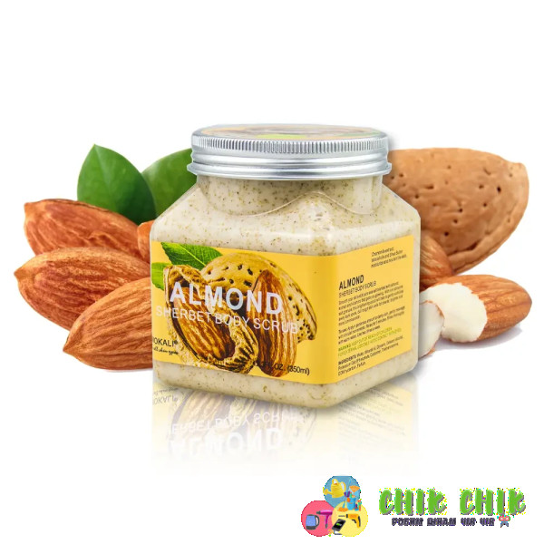 Скраб для тіла Wokali Almond Sherbet Body Scrub 350 мл