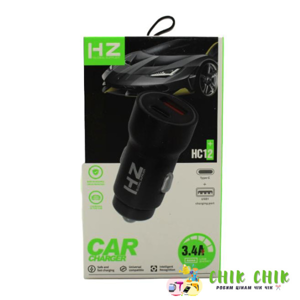 Адаптер у прикурювачType з і USB HC12