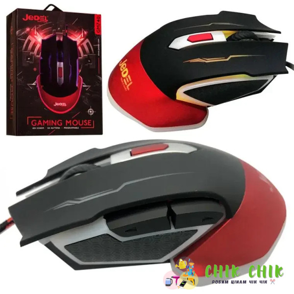 Миша USB JEDEL GM740 ігрова з підсвіткою 3200dpi
