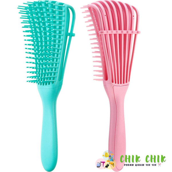 Гребінець професійний афро-американський silicone comb