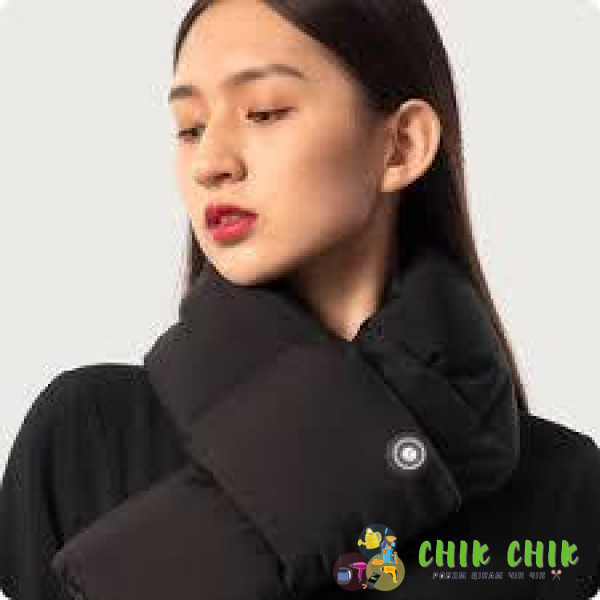 Шарф intelligent heating scarf з підігрівом фіолетовий, чорний
