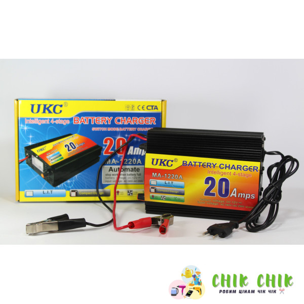 Зарядний пристрій для автомобільних акумуляторів UKC BATTERY CHARDER 20A MA-1220A