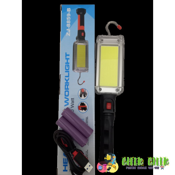 Підвісний ліхтарик BL 8859B COB 2*18650 BATTERY USB CHARGE