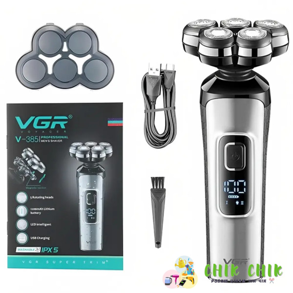 Акумуляторна електробритва VGR V-385