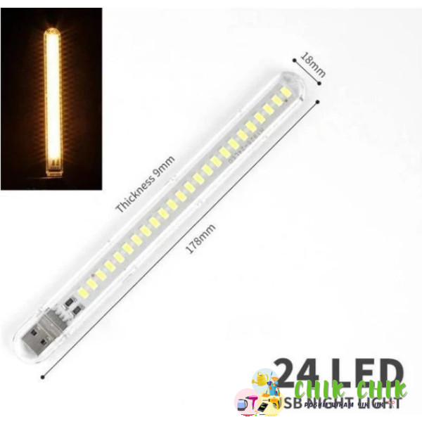 Мініліхтарик 24 LED USB BIG 146